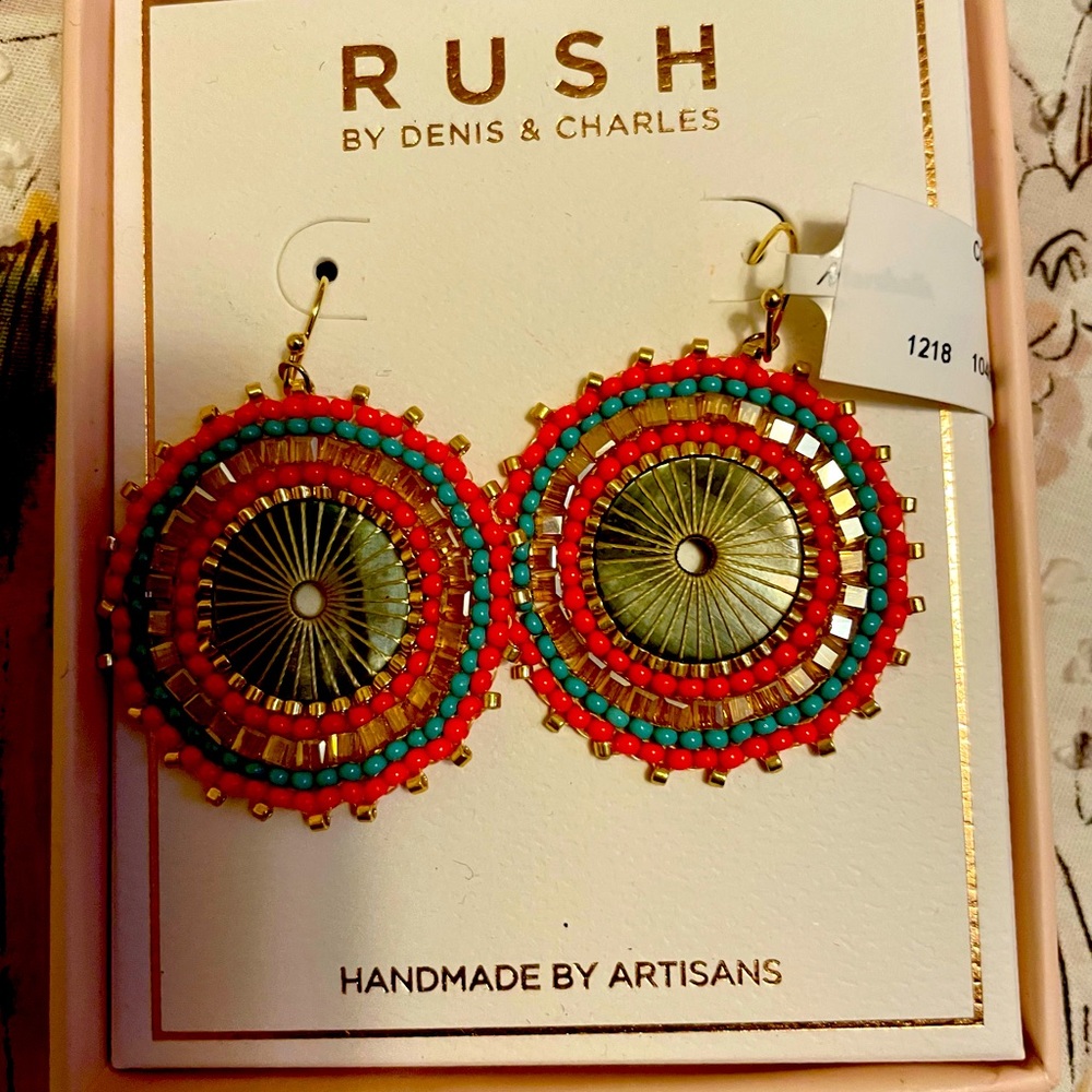 Earrings Dangling Bohemian Style NWT